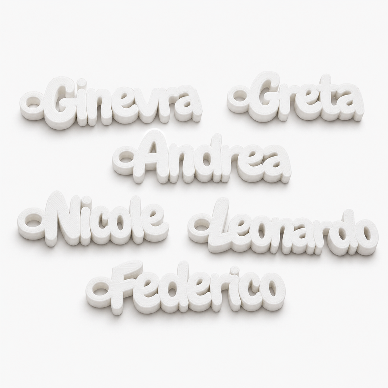 Customizable Name keychain