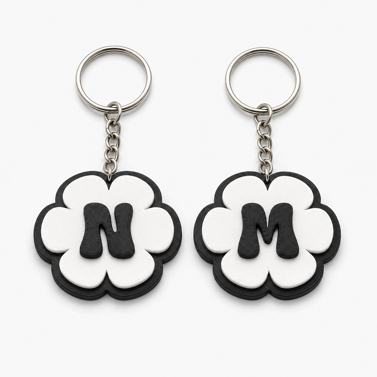 Color pair: White / Black