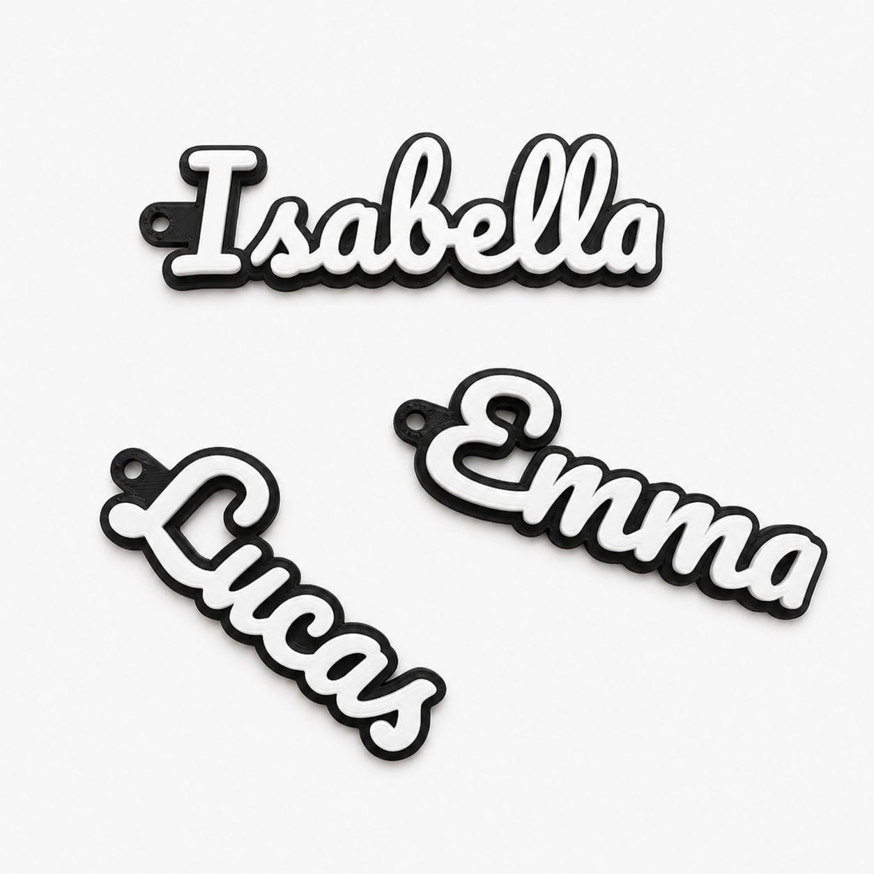 Customizable Name keychain